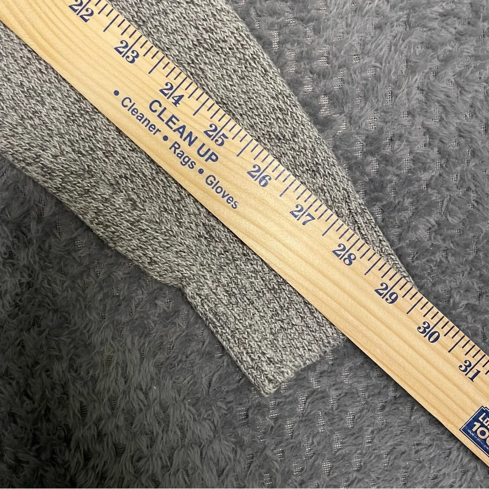 IZOD‎ Shawl Collar Men’s Beige Pullover Sweater Long Sleeve size Large Buttons - Picture 9 of 10